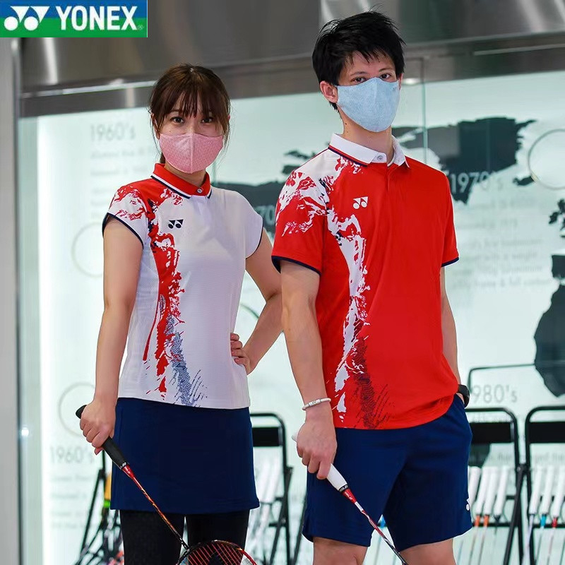 Bộ Quần Áo Chơi Cầu Lông Ngắn Tay Thoáng Khí Nhanh Khô Cho Nam Nữ