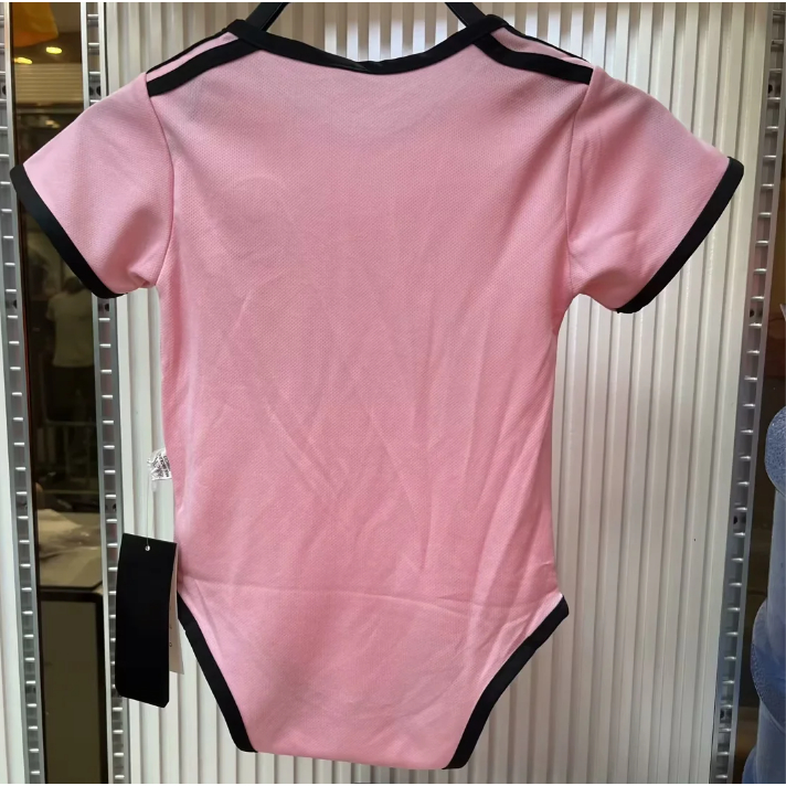 Áo Liền Quần Bóng Đá Trẻ Em Màu Hồng Inter Miami 2023