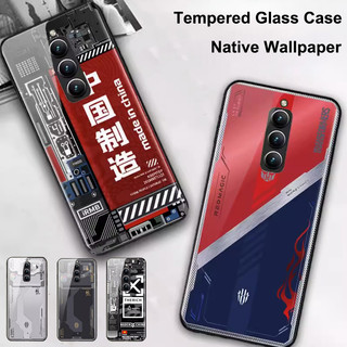 Dành cho Nubia Red Magic 8 Pro Plus Ốp điện thoại kính RedMagic 7 9H cho Redmi Magic 7 Pro Shell Transformers đồng thương hiệu giấy dán tường cho Red Magic 8 Pro + Pro + NX729J