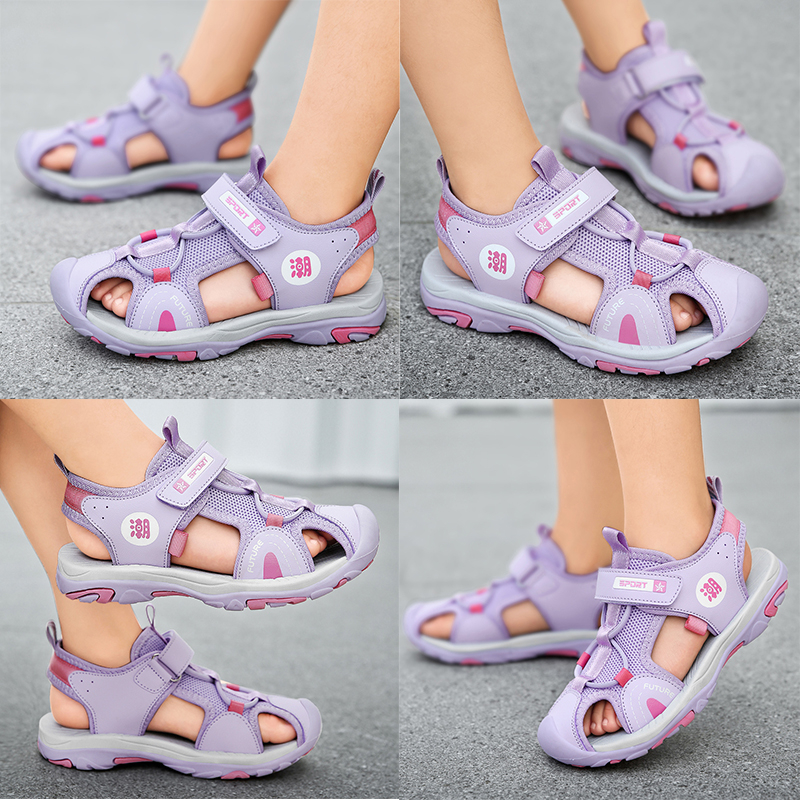 Xăng đan Siêu Nhẹ Thoáng Khí Chống Trượt Thời Trang Đi Biển Cho Bé Trai Và Gái