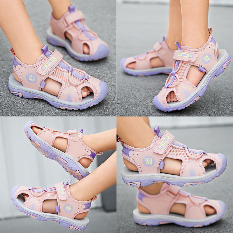 Xăng đan Siêu Nhẹ Thoáng Khí Chống Trượt Thời Trang Đi Biển Cho Bé Trai Và Gái