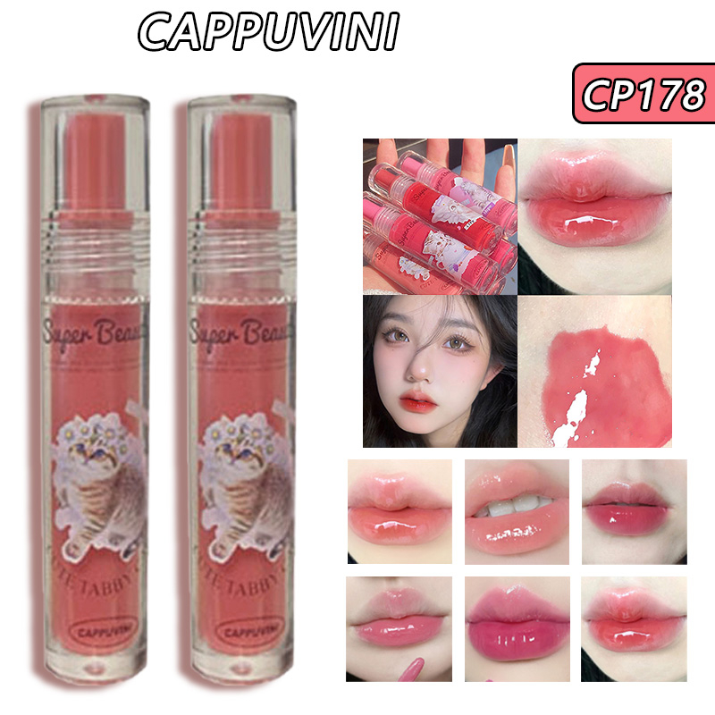 Cappuvini  Son Môi Dưỡng Ẩm Lâu Trôi Dễ Lên Màu 3.5g / 3.5g * 3