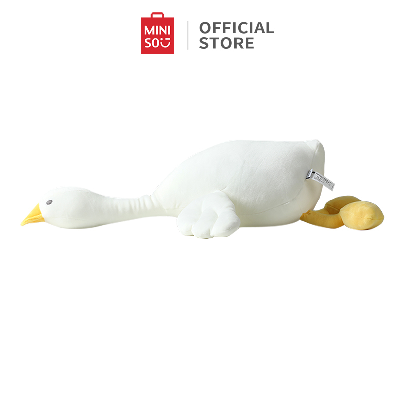 Miniso Đồ chơi nhồi bông Hình Chú Ngỗng Trắng Đáng Yêu