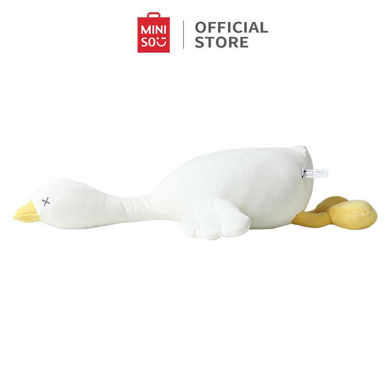 Miniso Đồ chơi nhồi bông Hình Chú Ngỗng Trắng Đáng Yêu
