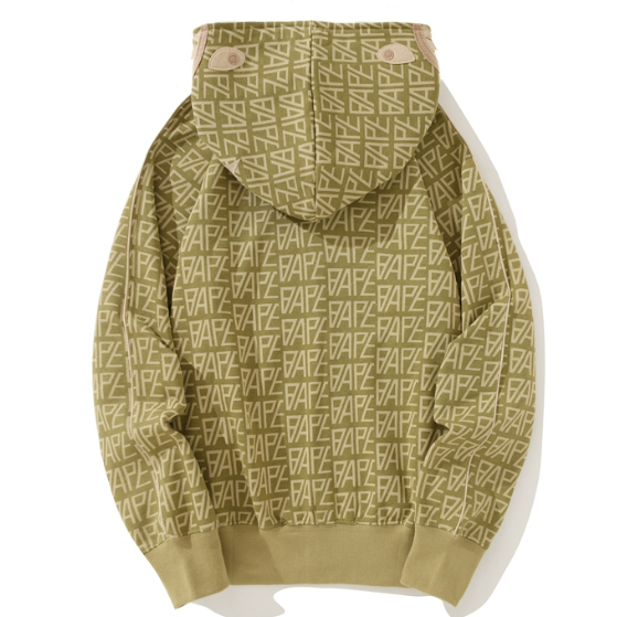 Áo Hoodie Bape Họa Tiết Rằn Ri Thời Trang Cá Tính Trẻ Trung 0625