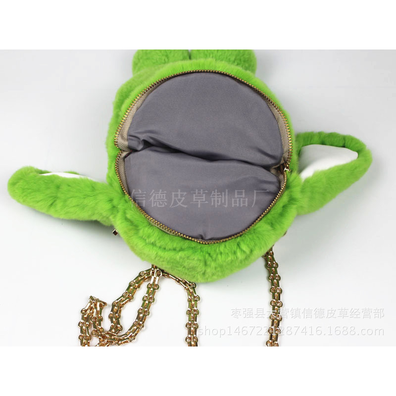 BEIBAOBAO Túi đeo vai một bên hình thỏ bông dễ thương phong cách Hàn Quốc cho nữ