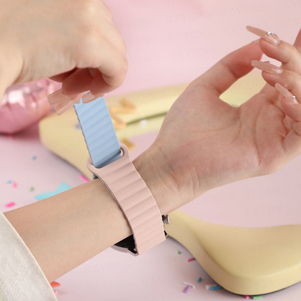 Dây Đeo Silicone Khóa Nam Châm 20MM / 22MM Cho Đồng Hồ Thông Minh