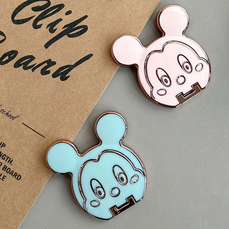 Giá Đỡ Điện Thoại Hình Chuột Mickey Hoạt Hình Đáng Yêu