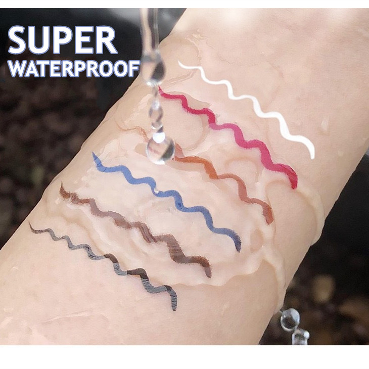 Bút Kẻ Mắt Nước GECOMO Màu Đen Kháng Nước Lâu Trôi Và Nhanh Khô