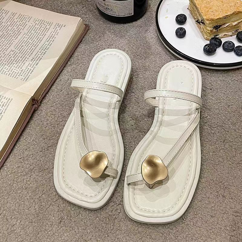 HHH Dép sandal nữ đế cao 3cm 2023NEW  Đi Biển Thoải Má Xinh Xắn  B90H00H
