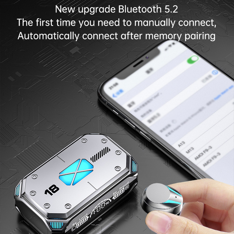 Tai Nghe Nhét Trong Không Dây TWS M41 Bluetooth 5.3 Âm Thanh HIFI Stereo Kiểu Dáng Thể Thao