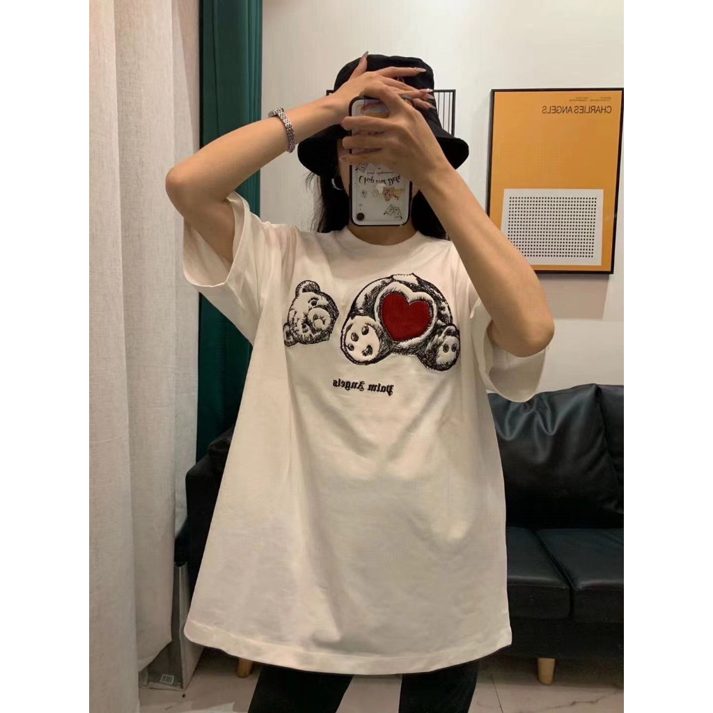 ❤️❤️Áo Thun Tay Ngắn In Hình Gấu Plus size