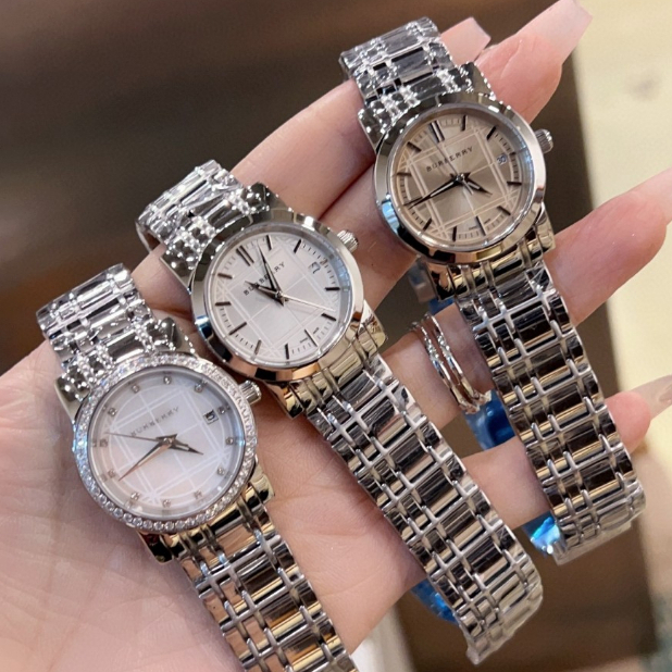 Đồng Hồ Đeo Tay Máy Quartz Dây Thép Không Gỉ 29mm Sang Trọng Cho Nữ