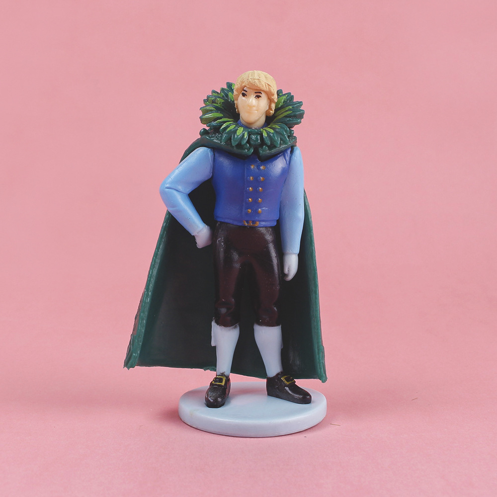 DISNEY Set 5 Mô Hình Nhân Vật Phim Frozen 10cm Trang Trí Bánh Kem