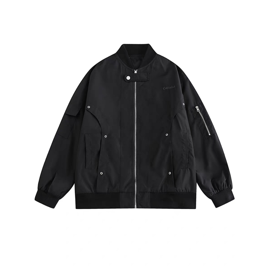 Áo Khoác Bomber Phong Cách Bóng Chày Thời Trang Retro Nhật Bản