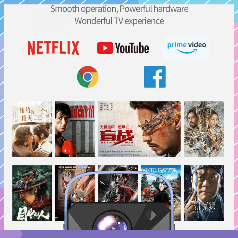 Máy ChiếU Gia ĐìNh Thông Minh 4K HD Cho Samsung / Xiaomi / oppo / vivo