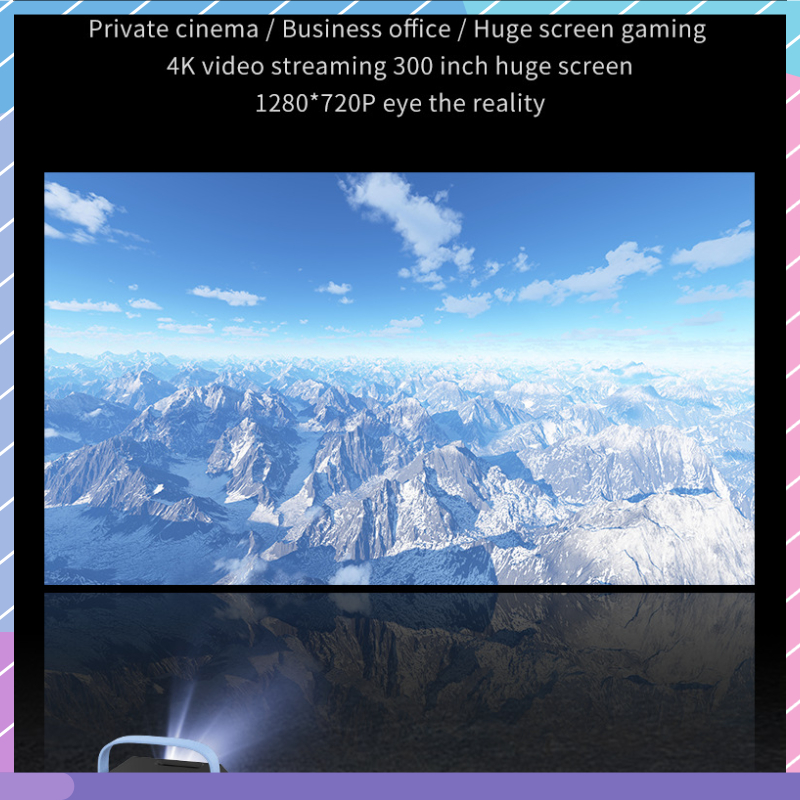 Máy ChiếU Gia ĐìNh Thông Minh 4K HD Cho Samsung / Xiaomi / oppo / vivo