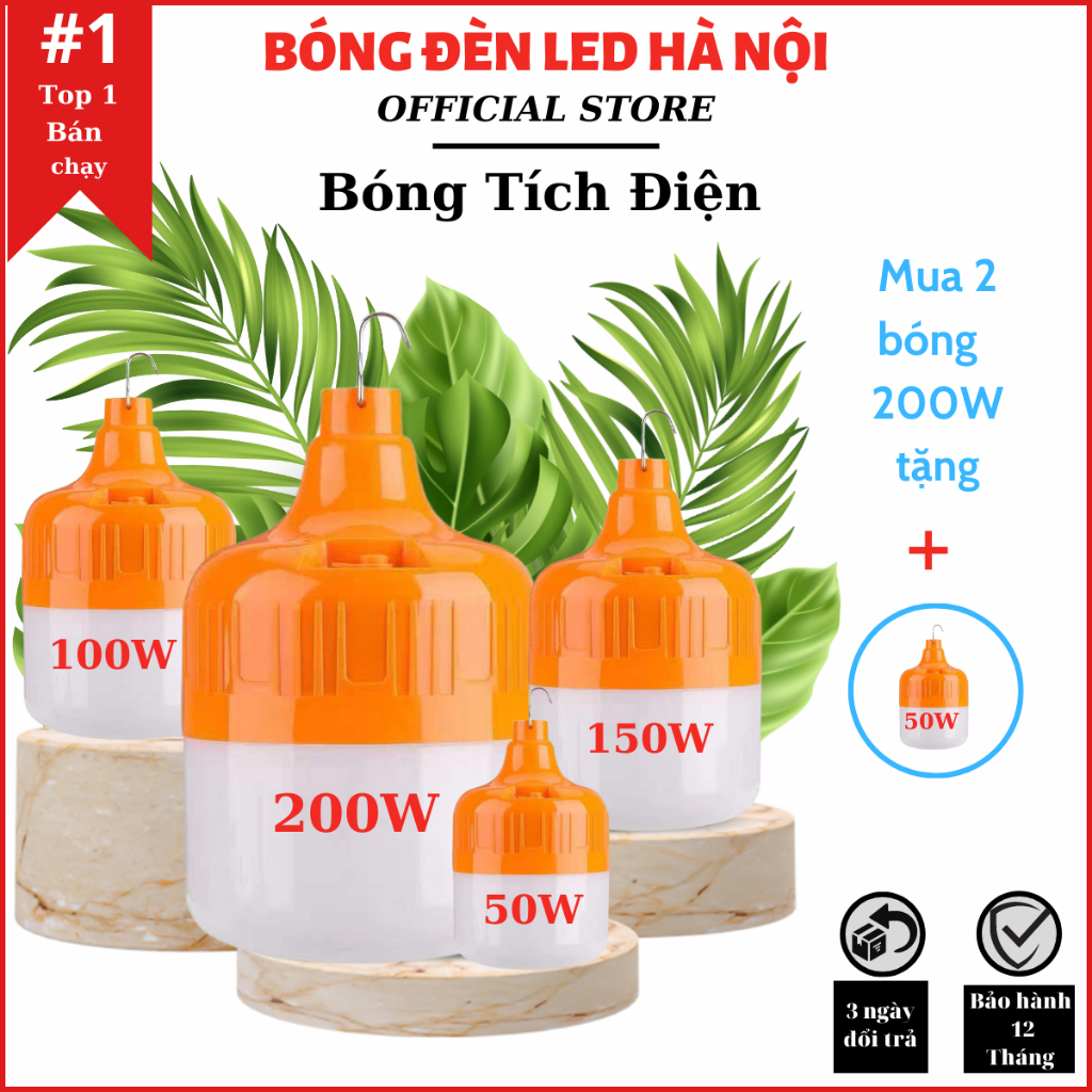 Bóng Đèn LED Không Dây Sạc USB Tiện Dụng Mang Theo Du Lịch Cắm Trại