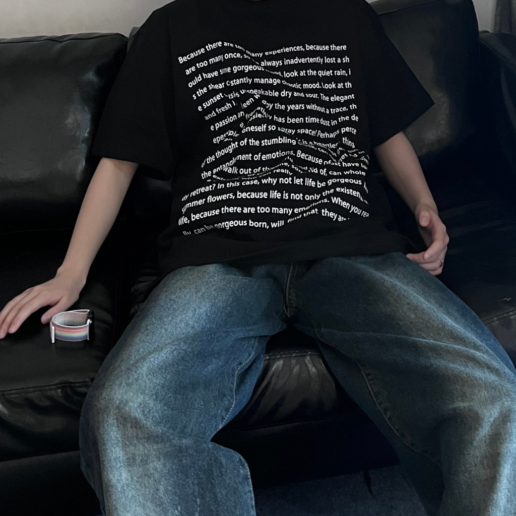 Áo Thun Tay Ngắn Cổ Tròn In Hình Phong Cách Đường Phố Mỹ Thời Trang Mùa Hè Mới Cho Nam