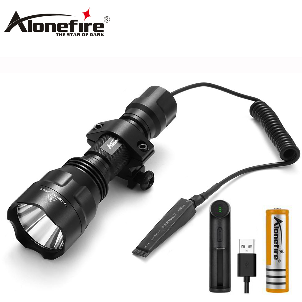 Đèn pin ALONEFIRE C8s L2 LED siêu sáng chuyên dùng cho các hoạt động ngoài trời
