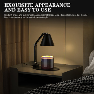 Candle Warmer Aromatherapy Melting Wax Lamp Foldable Bedroom Romantic Table Lamp Night Light