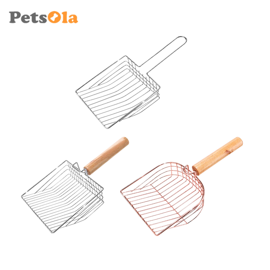 PETSOLA Xẻng xúc đất PETSOLA cho mèo có móc