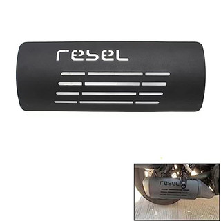 Phù hợp ốp bảo vệ ống xả xe máy honda rebel 500 rebel 250 chống bỏng chống sốc