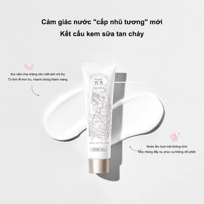 GongFu Kem Lót Toàn Thân Niacinamide Emollient Dưỡng Ẩm Mùa Hè Cho Nam Và Nữ 100g