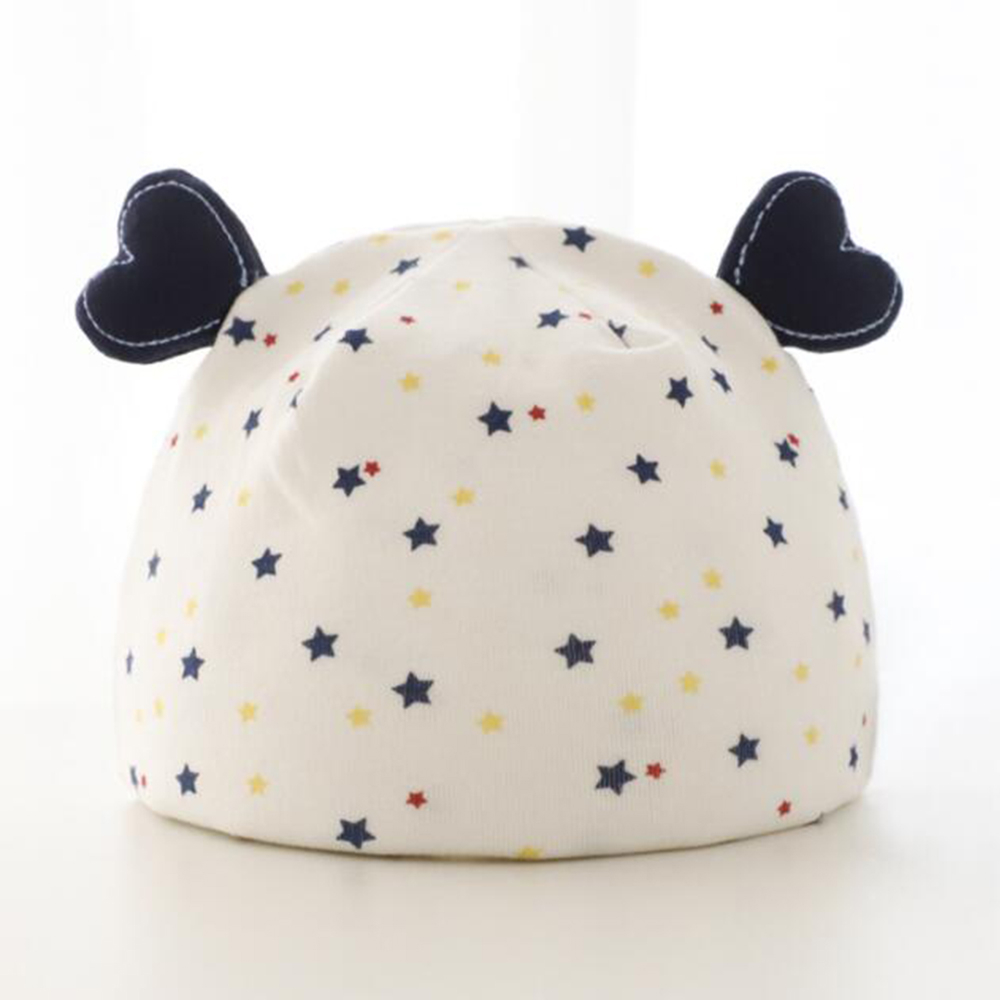 Mũ Cotton In Họa Tiết Ngôi Sao Hoạt Hình Thời Trang Xuân Thu Cho Bé Sơ Sinh Từ 0-3 Tháng Tuổi