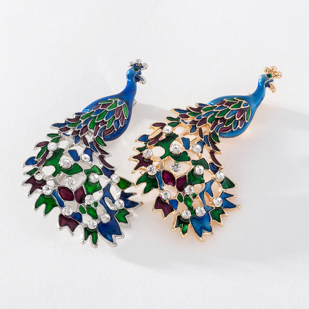 Ghim cài áo Pinkdudu PD1223bằng hợp kim tráng men hình chim dễ thương