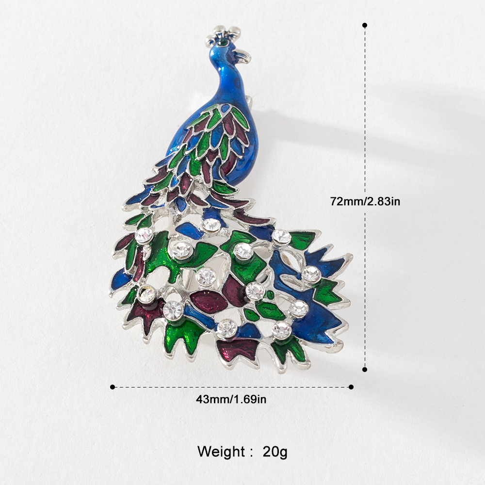 Ghim cài áo Pinkdudu PD1223bằng hợp kim tráng men hình chim dễ thương