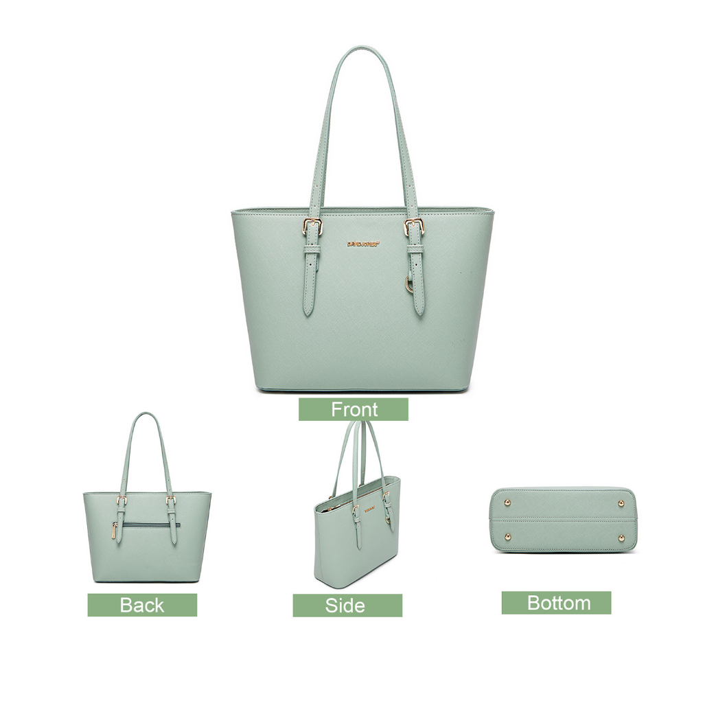 Túi Xách Da PU Cỡ Vừa Thời Trang Cho Nữ