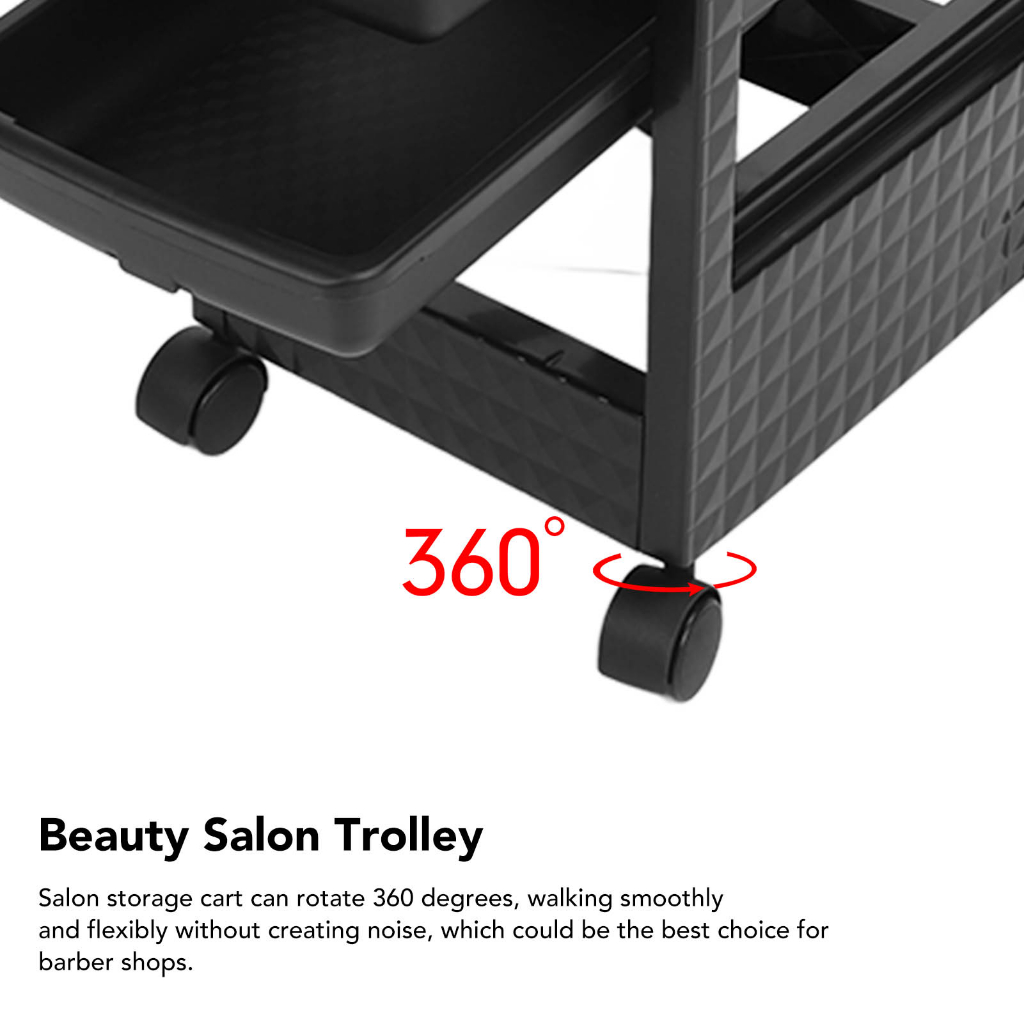 NOWNOW SHOP 🛒🛒Xe đẩy Salon Trạm làm tóc có thể tháo rời nhiều lớp chuyên nghiệp dành cho tiệm cắt