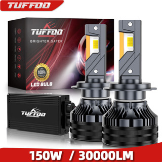 TUFFOO 2 Bóng Đèn LED Đèn Cos / Đèn Pha LED 150W 30000LM H7 H4 H1 H8 H11 H9 HB3 9005 HB4 9006 9012 HIR2 - 6000K 4300K