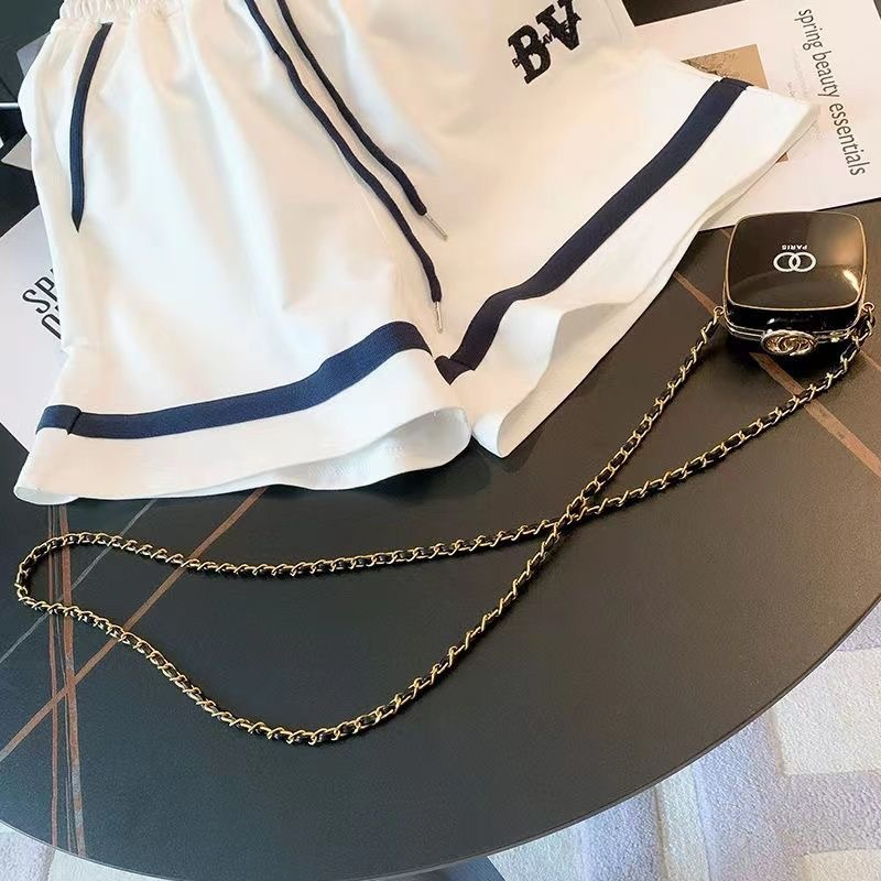 Sun baby Bộ Đồ Thể Thao Ngắn Tay Thời Trang Mùa Hè Hàn Quốc Dành Cho Nữ