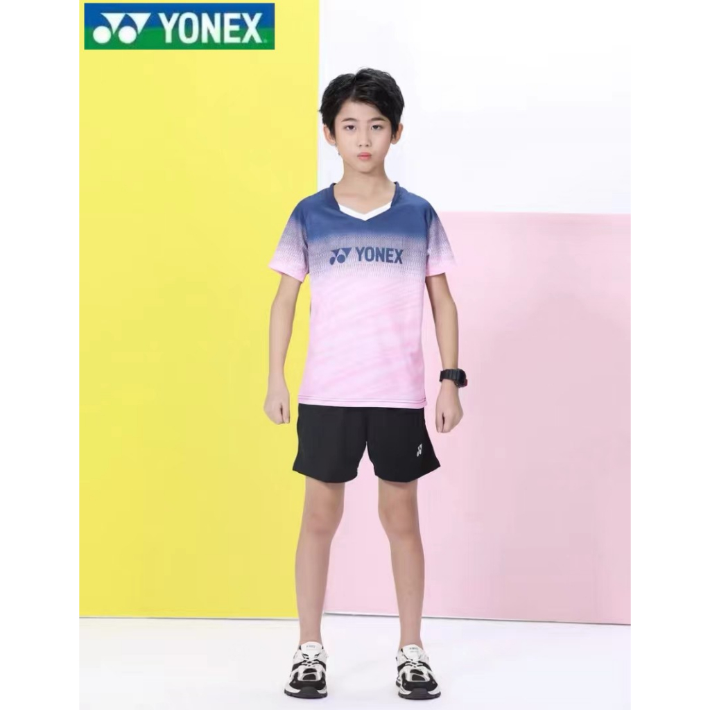 Bộ Quần Áo Chơi Cầu Lông Yonex Mùa Hè 2023 Thấm Hút Mồ Hôi Nhanh Khô Thoải Mái Thoáng Khí Cho Nam Và Nữ