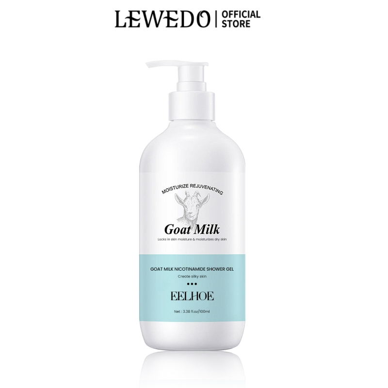 Sữa tắm sữa dê làm trắng da 100ml dưỡng ẩm làm đều màu da lưu hương lâu mềm mịn toàn thân