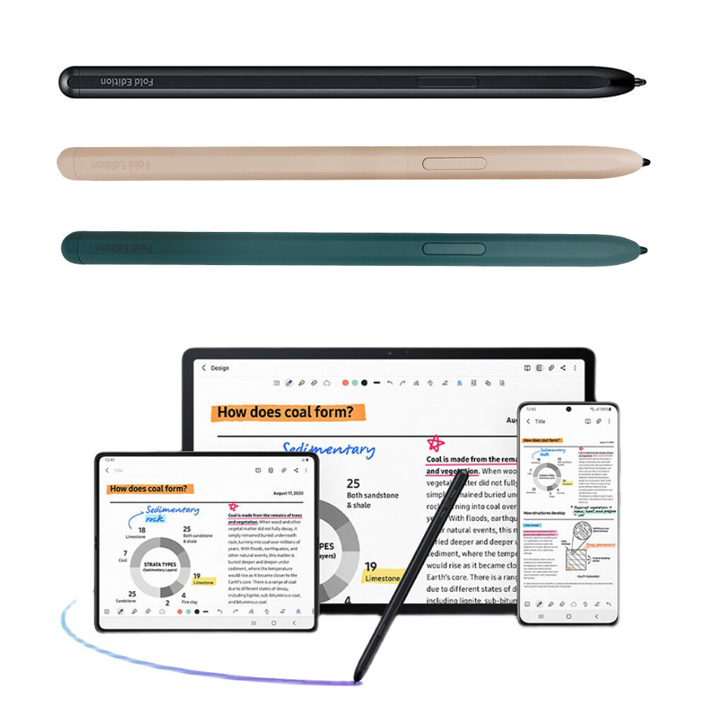 Bút stylus thông minh cho Samsung Galaxy Z Fold 4 5G W22 F9230 Điện dung Thay thế bút S Z Fold3 W22 Active Stylus với ngòi &; kẹp kim loại