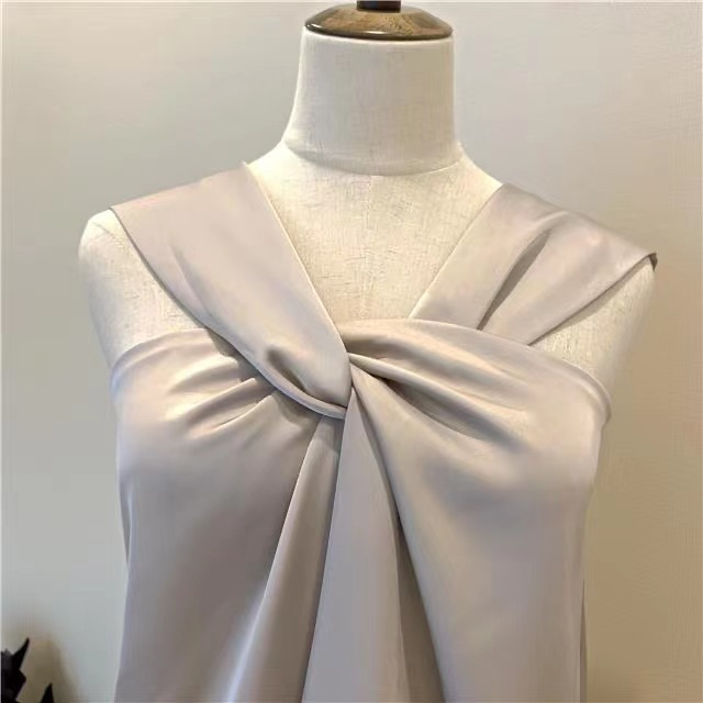 Váy Phong Cách Mới Mùa Hè 2023✨✨Đầm Hai Dây Màu Trơn Phong Cách Desire✨✨Đầm Satin Dáng Rộng Thời Trang Pháp Xinh Xắn