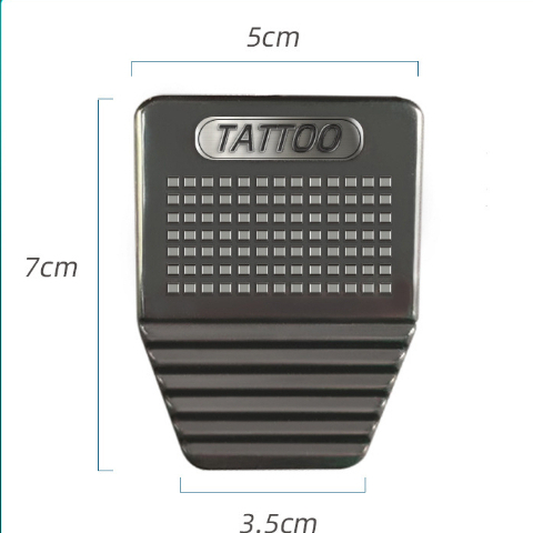 Bàn Đạp Chân Chống Trượt Bằng Nhựa Màu Đen Cho Máy Xăm