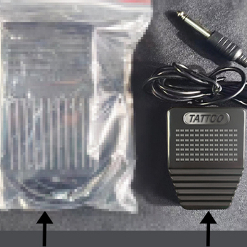 Bàn Đạp Chân Chống Trượt Bằng Nhựa Màu Đen Cho Máy Xăm