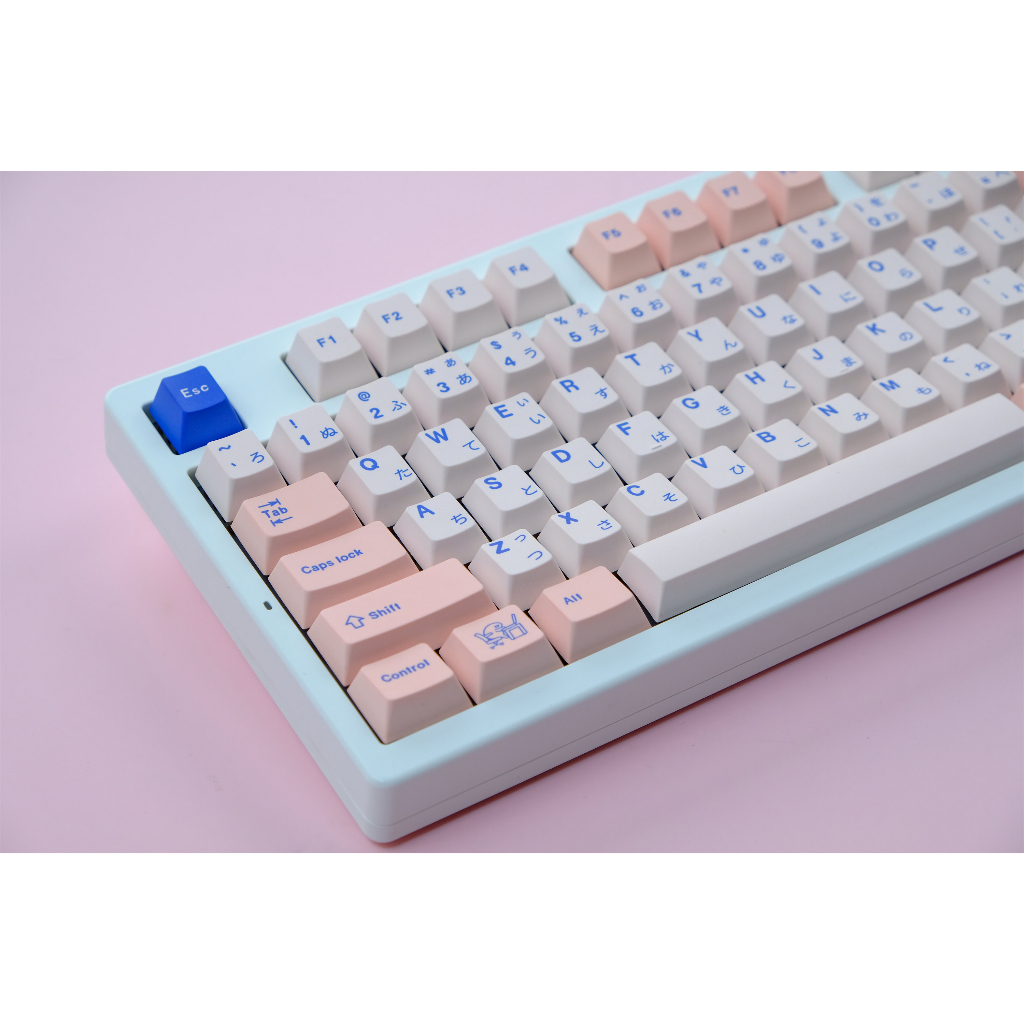 GMK POCO Keycaps, 129 Phím Keycaps PBT Cherry Profile DYE-SUB Cá Tính Keycaps GMK Cho Bàn Phím Cơ
