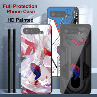 Ốp điện thoại kính cường lực cứng cho asus rog 5 rog 5s rog 6 rog6 6 asus zs673ks 5 5s