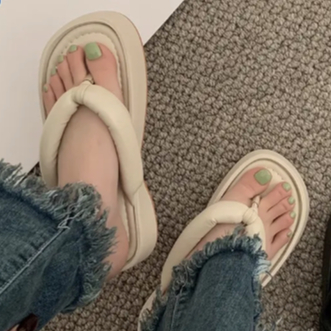 HHH Dép sandal nữ dép đi biển Flops Đế Dày 2023NEW Thoải Mái Xinh Xắn 23062803