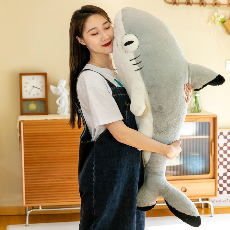 Gối Ôm Hình Cá Mập Siêu Mềm Mại Đáng Yêu