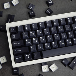 Gmk euler 129 phím màu xanh đậm keycaps pbt keycap nhuộm thăng hoa anh đào hồ sơ cho cherry mx switch bàn phím cơ keycaps