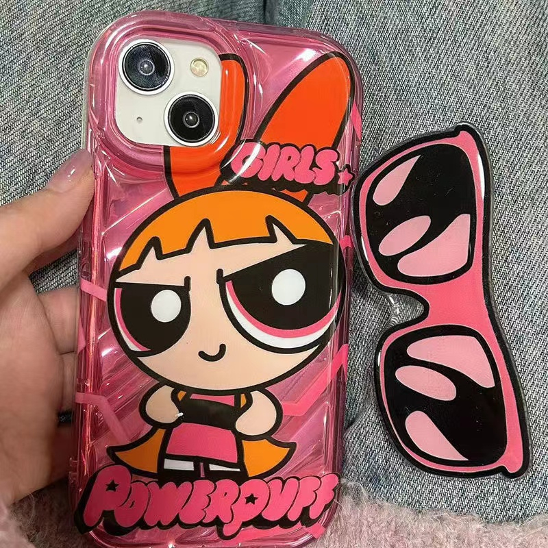 Ốp Điện Thoại tpu Mềm Họa Tiết Cô Gái Đeo Kính Cho iPhone 14 14promax 14pro 11 12promax 12pro 13pro