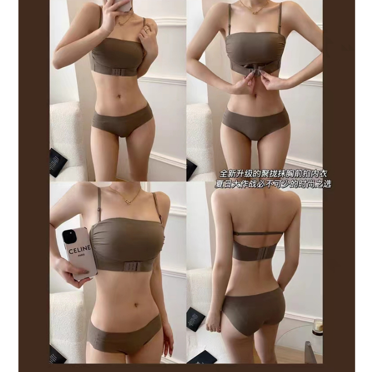Áo Lót Ống Mỏng Không Dây Chống Chói Hở Lưng Thời Trang Mùa Hè Cho Nữ
