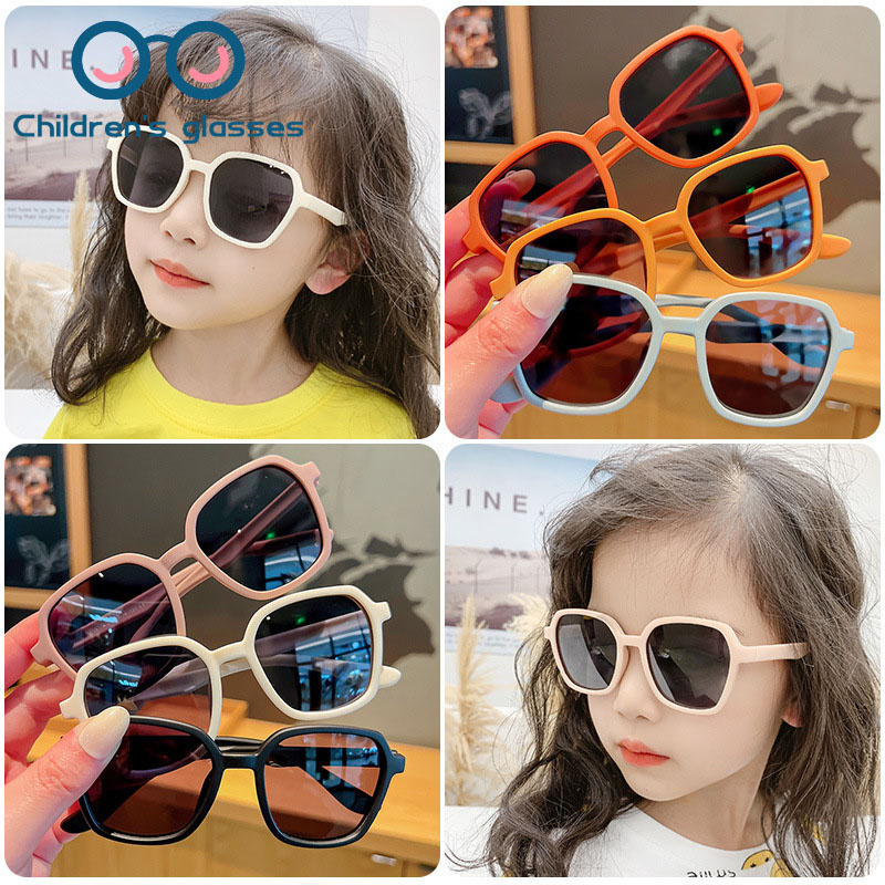 Kính Mát Chống Tia UV400 Gọng Silicon Thời Trang Cho Bé