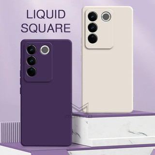 VIVO V30 V30e V29 V27e V27 V25 V25e V23e V23 V20 SE Pro V19 Ốp lưng dẻo cạnh vuông Vỏ bao Ốp lưng Chất lỏng